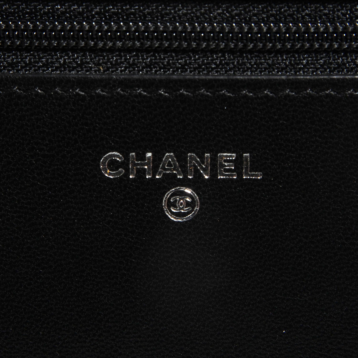 Chanel Lambskin Quilted Boy Wallet On Chain WOC Black 6 of 9