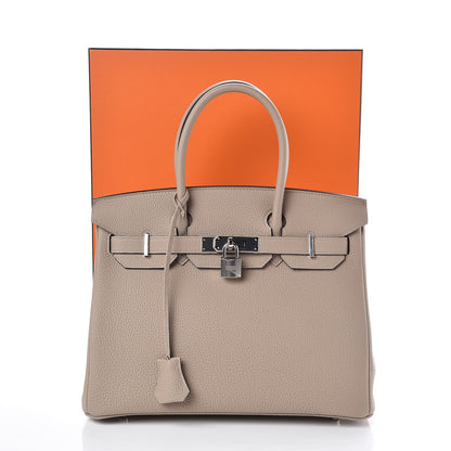 Hermes Togo Birkin 30 Gris Tourterelle 33 of 33
