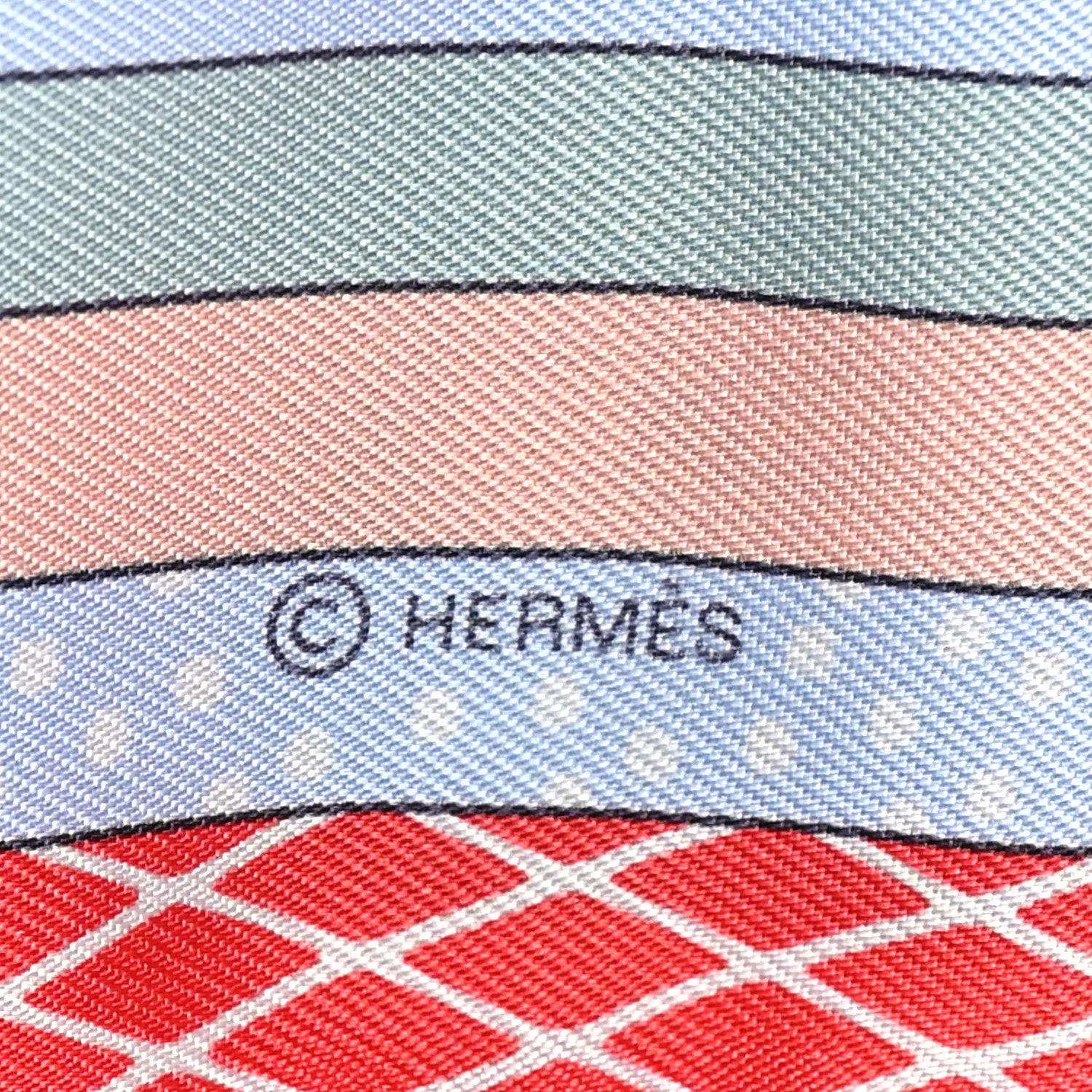 Hermes Silk Twilly Grand Theatre Nouveau Grenadine Ciel Rose 4 of 4