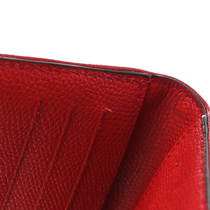 Fendi Nappa FF 1974 Embossed Zip Pouch Wallet Fragola 12 of 12