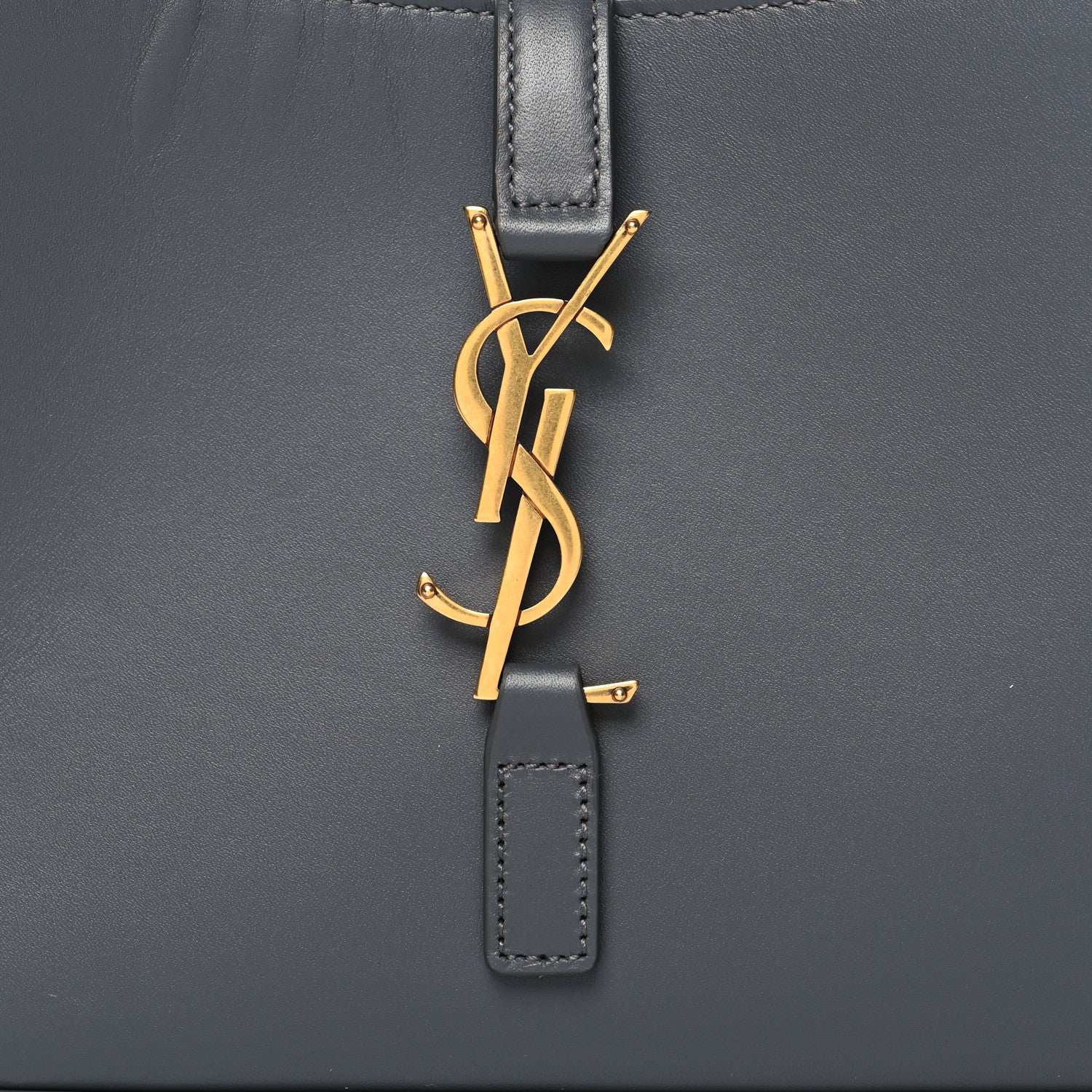 Saint Laurent Smooth Calfskin Le 5 A 7 Hobo Storm 8 of 10