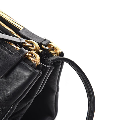 Celine Lambskin Large Trio Crossbody Bag Black 11 of 11