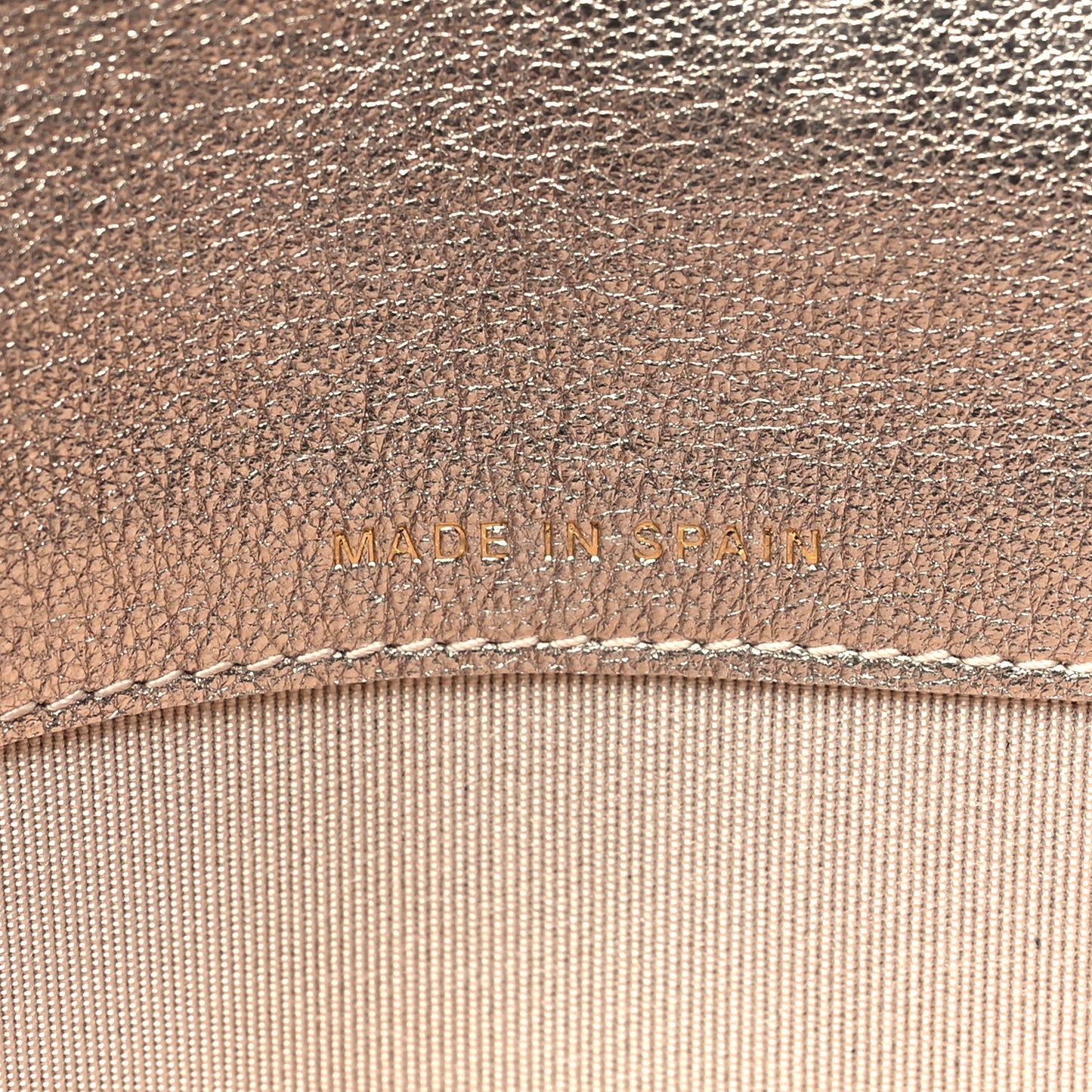 Metallic Perforated Lambskin Quilted Large Gusset Flap Wallet Light Pink