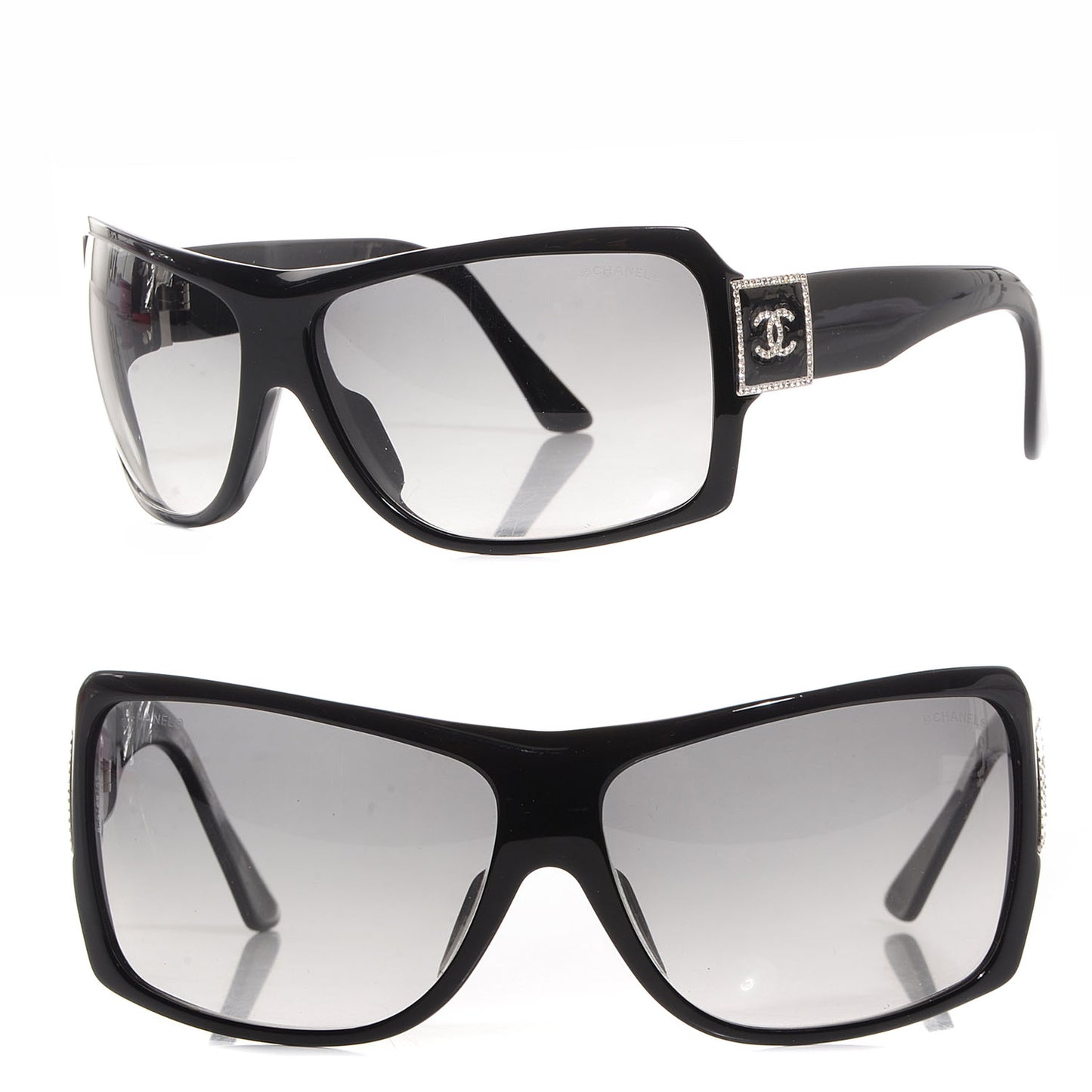 Crystal CC Sunglasses 5081-B Black