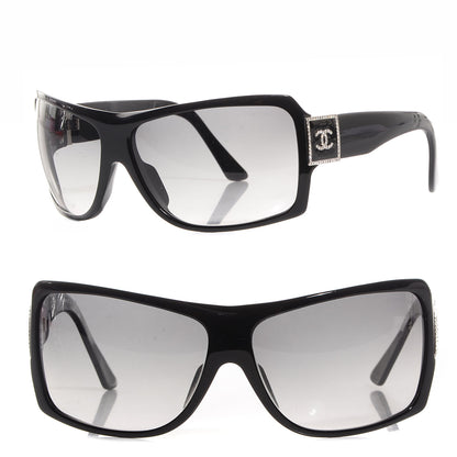 Chanel Crystal CC Sunglasses 5081-B Black 1 of 5