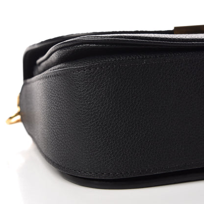 Louis Vuitton Grained Calfskin Vivienne NM Black 5 of 12