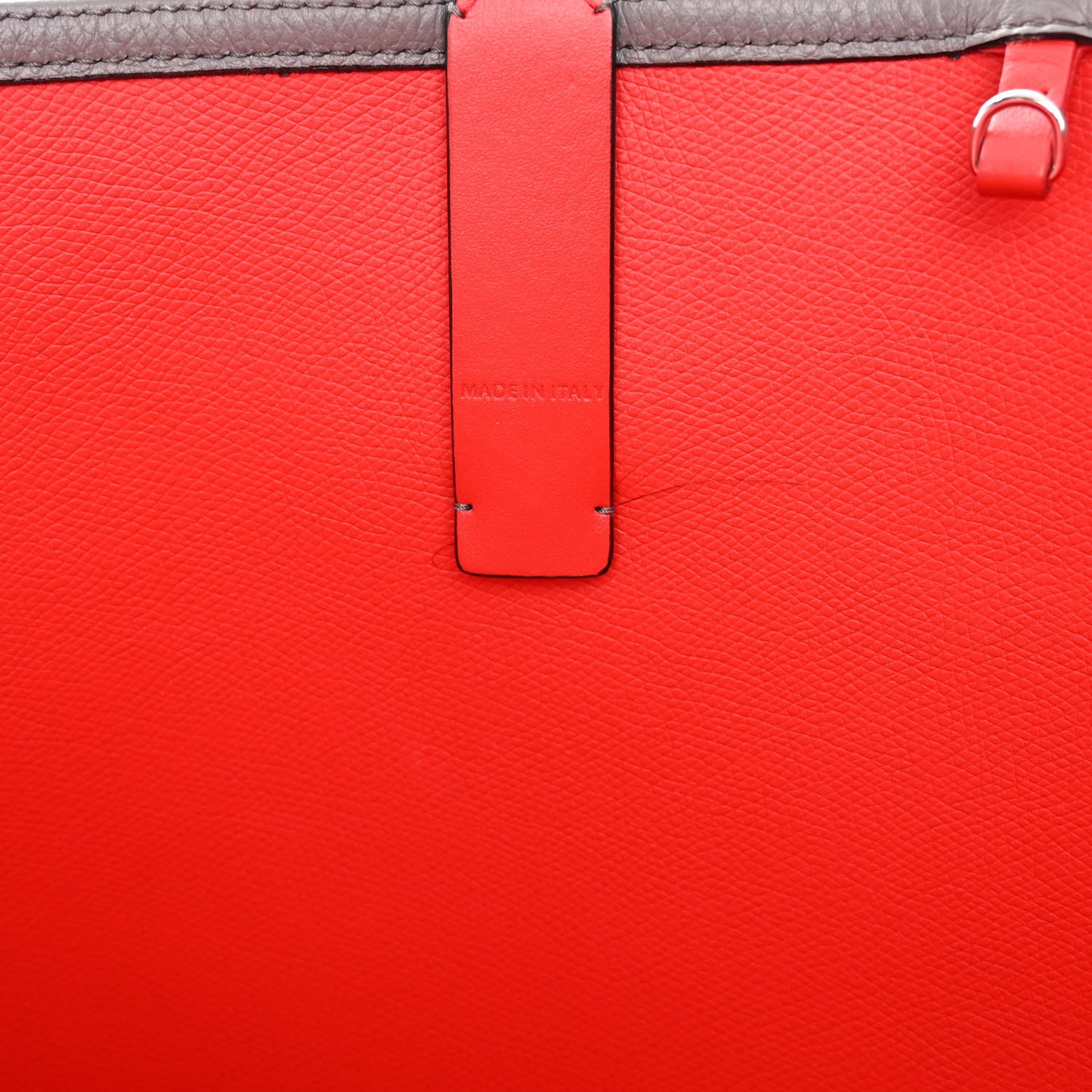 Calfskin Spikes East West Cabata Tote Kraft Red