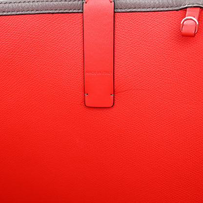 Christian Louboutin Calfskin Spikes East West Cabata Tote Kraft Red 7 of 12