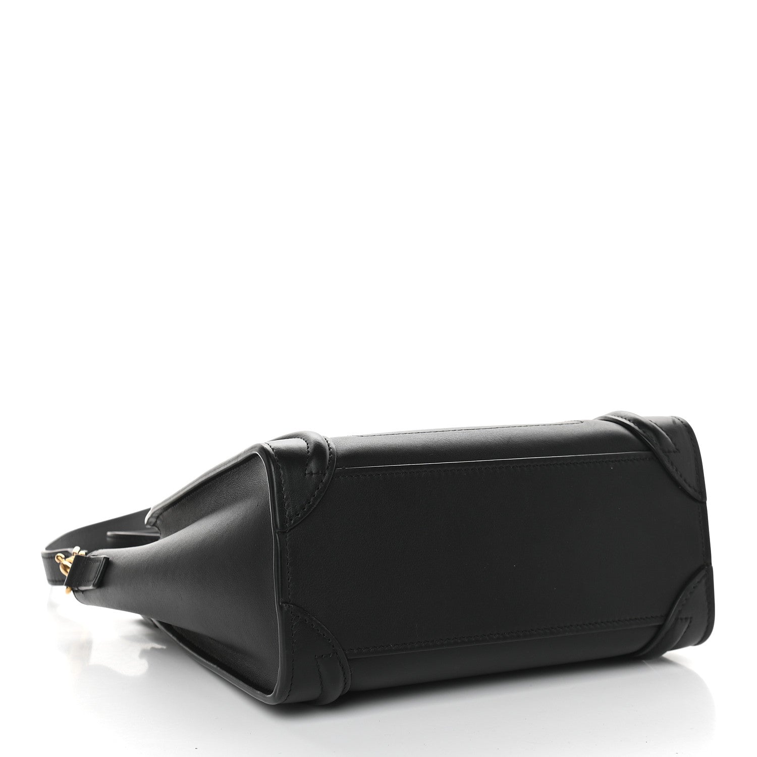 Celine Smooth Calfskin Nano Luggage Black 4 of 10
