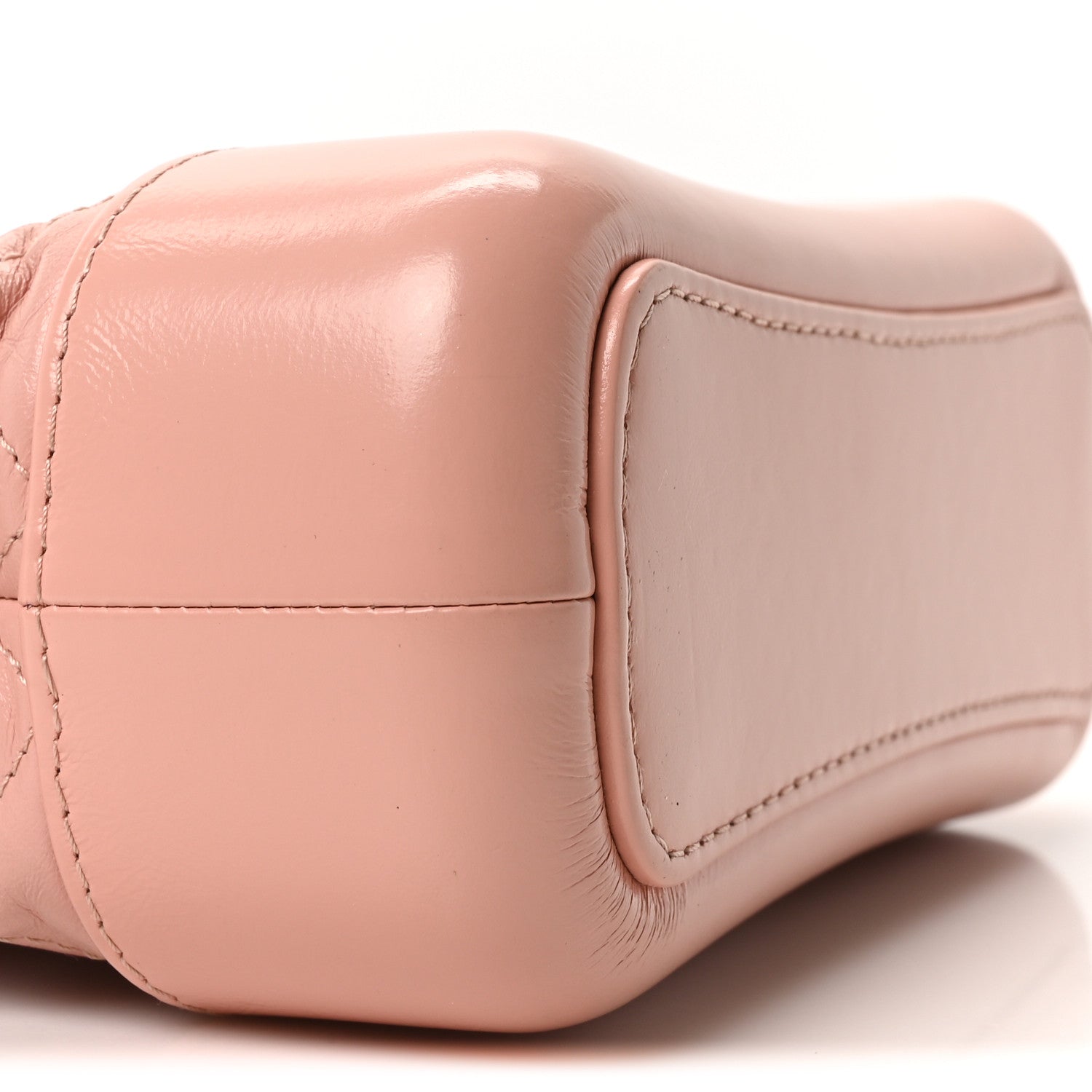Chanel Aged Calfskin Quilted Small Gabrielle Hobo Pink 9 of 10