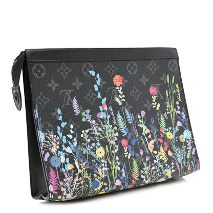Louis Vuitton Monogram Eclipse Folia Pochette Voyage MM 3 of 10