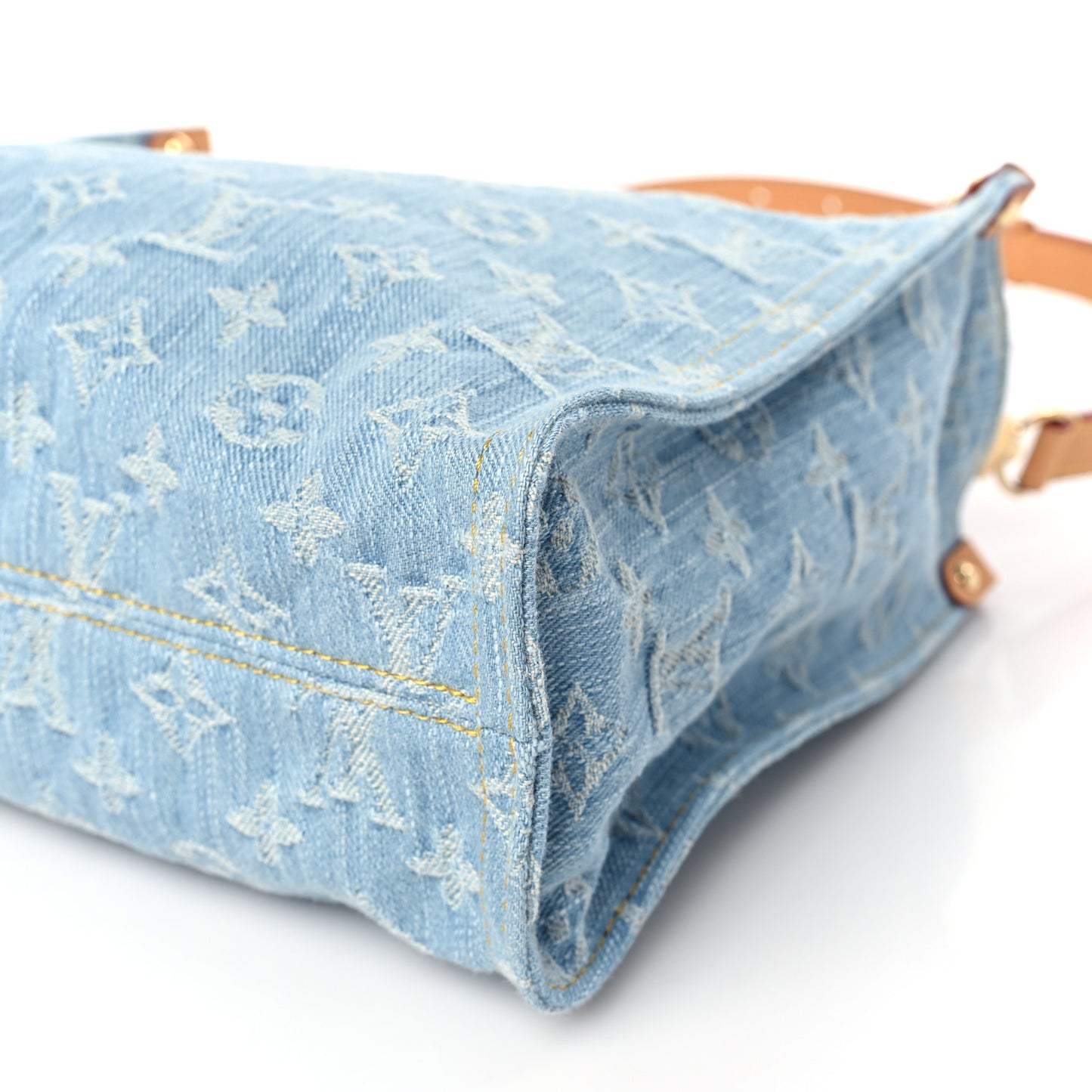 Monogram Washed Denim Let Go PM Sky Blue