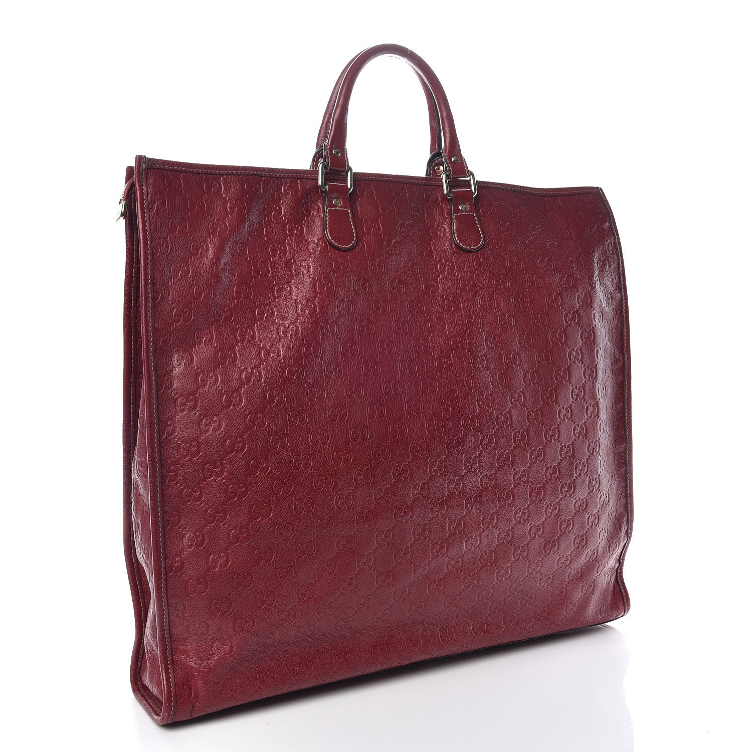 Gucci Guccissima XL Tote Red 3 of 16