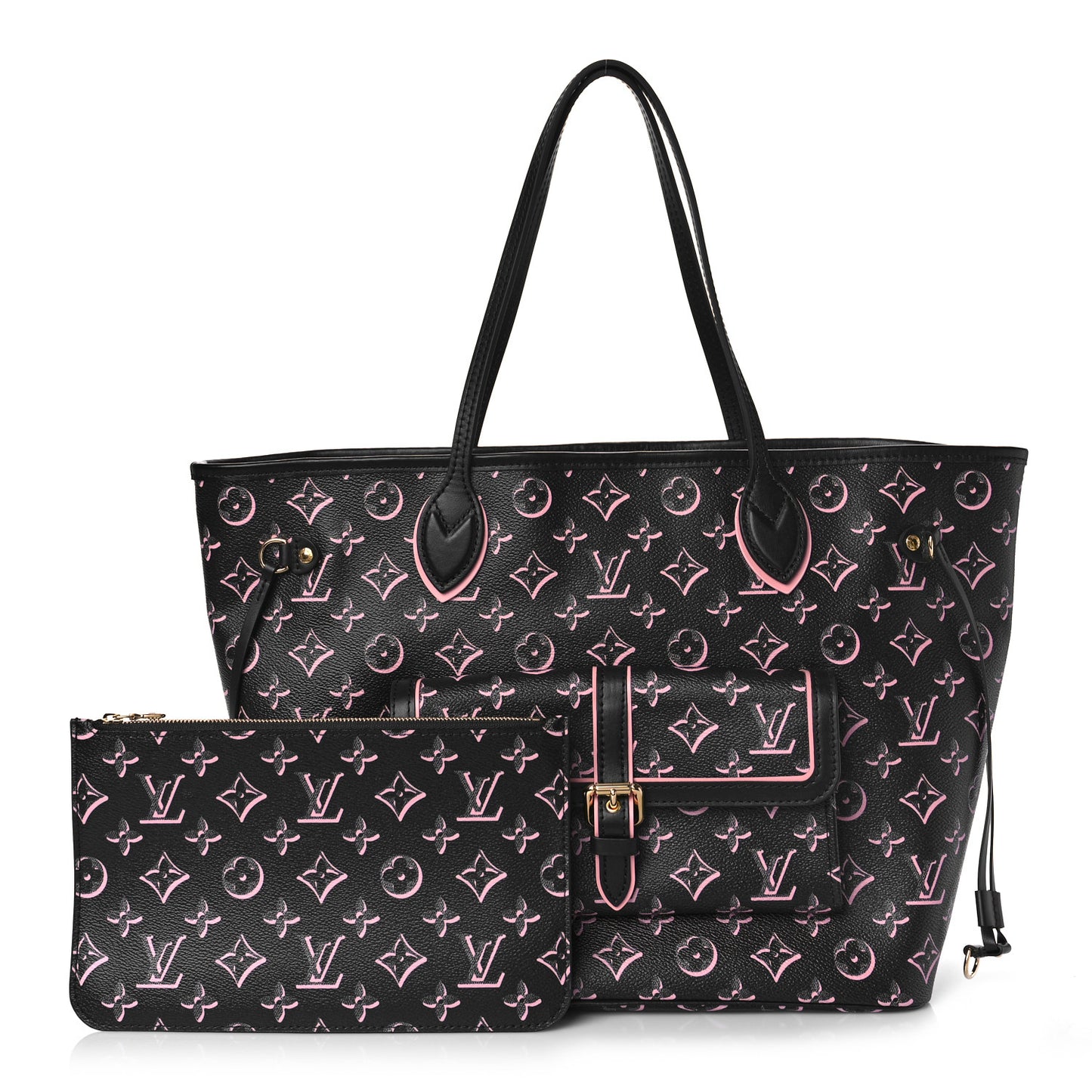 Monogram Fall For You Neverfull MM Black