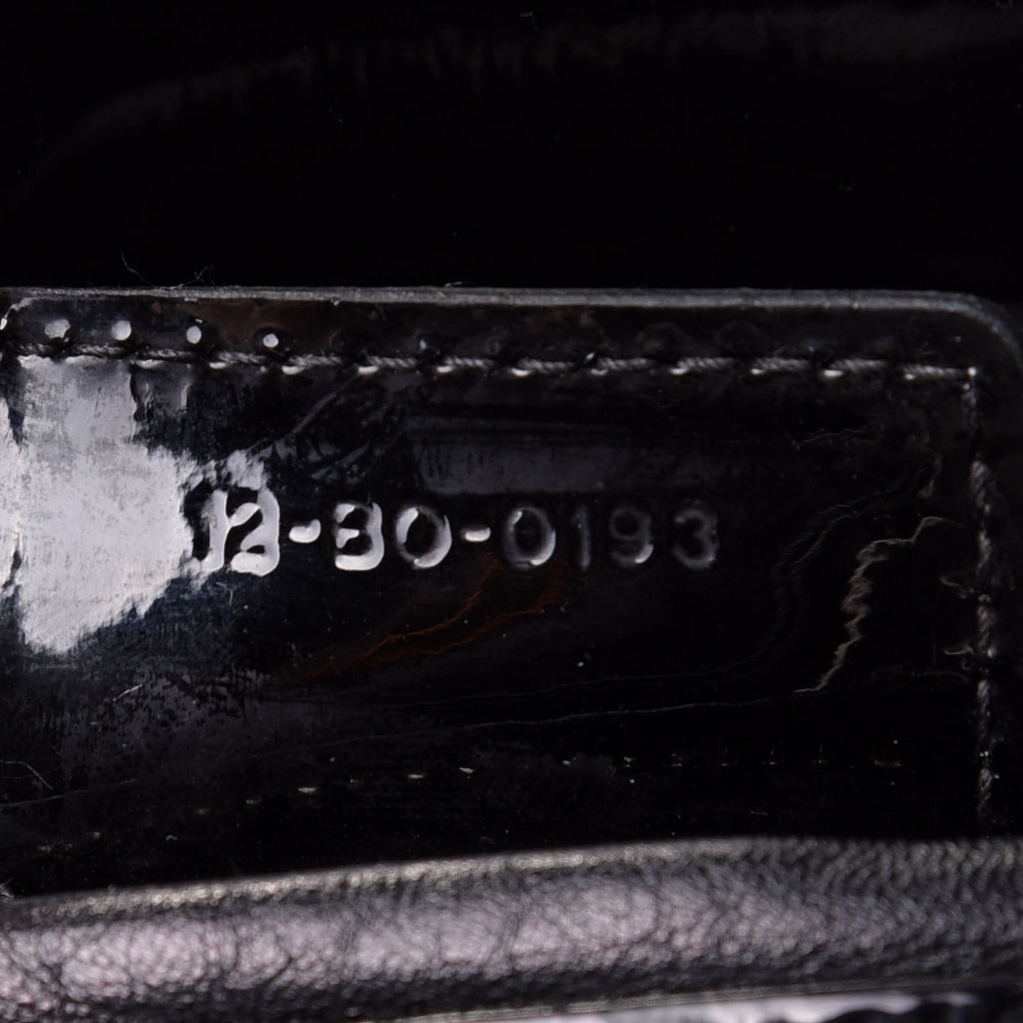 Patent Cannage Medium Lady Dior Black