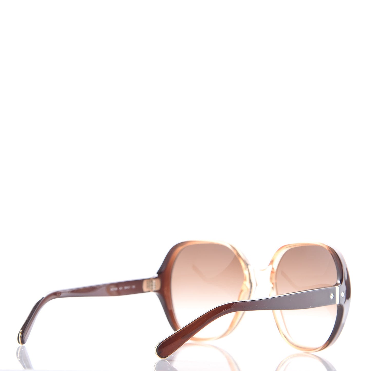 Misha Retro Round Sunglasses CE718S Brown