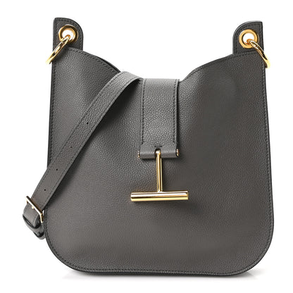 Tom Ford Grain Calfskin Small Tara Crossbody Graphite 1 of 10