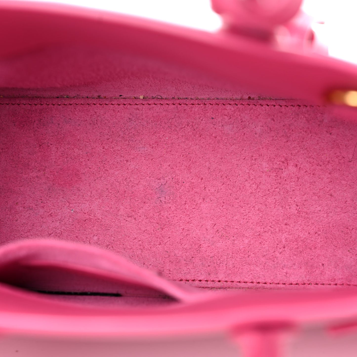 Calfskin Nano Sac De Jour Lipstick Fuchsia