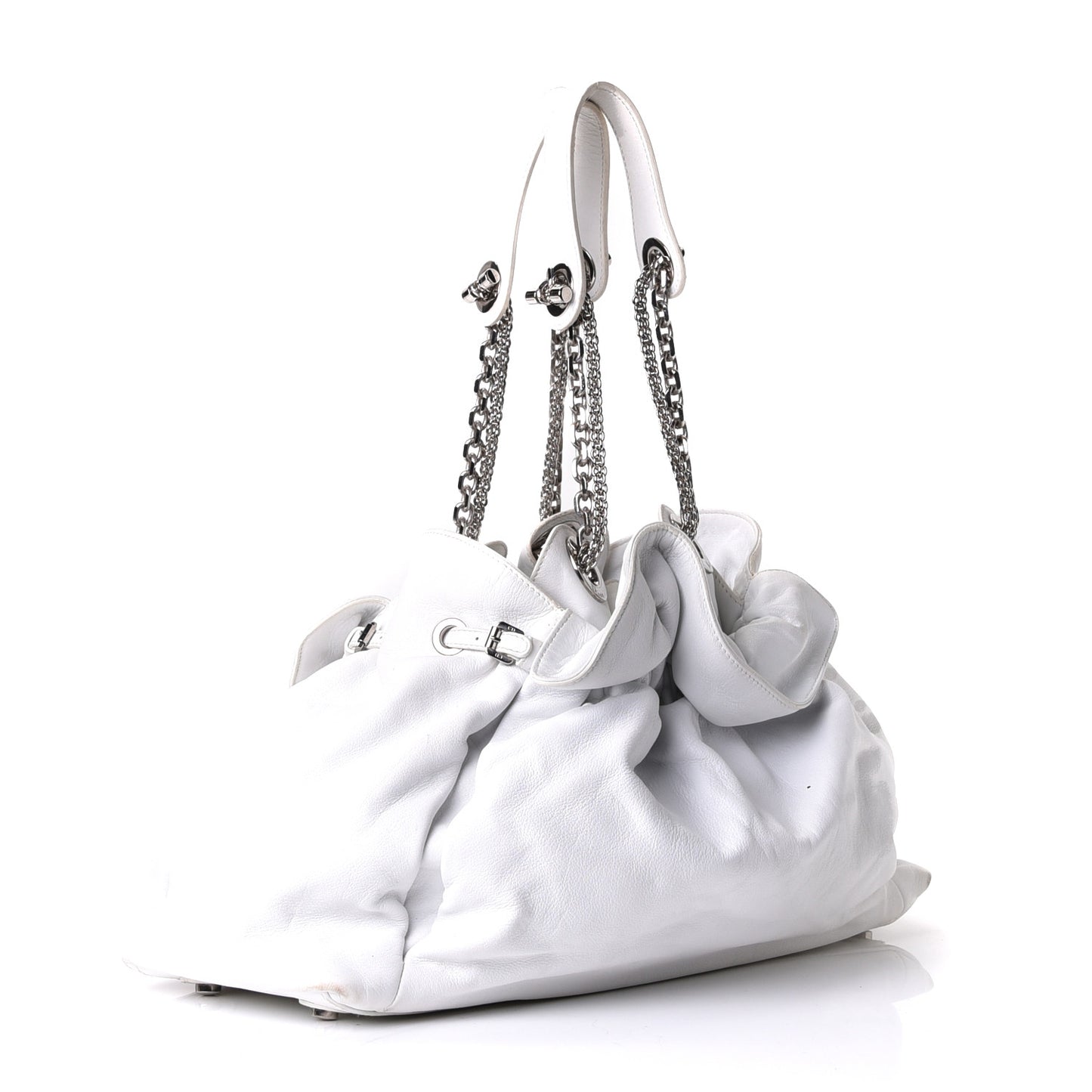 Lambskin Medium Le Trente Tote White