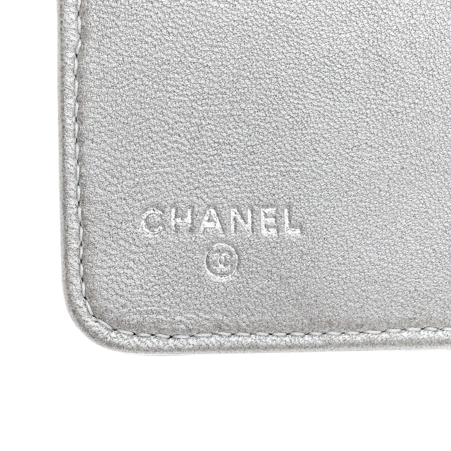 Chanel Lambskin Camellia Embossed Medium Agenda Cover Black 6 of 9
