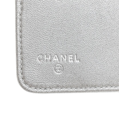 Chanel Lambskin Camellia Embossed Medium Agenda Cover Black 6 of 9