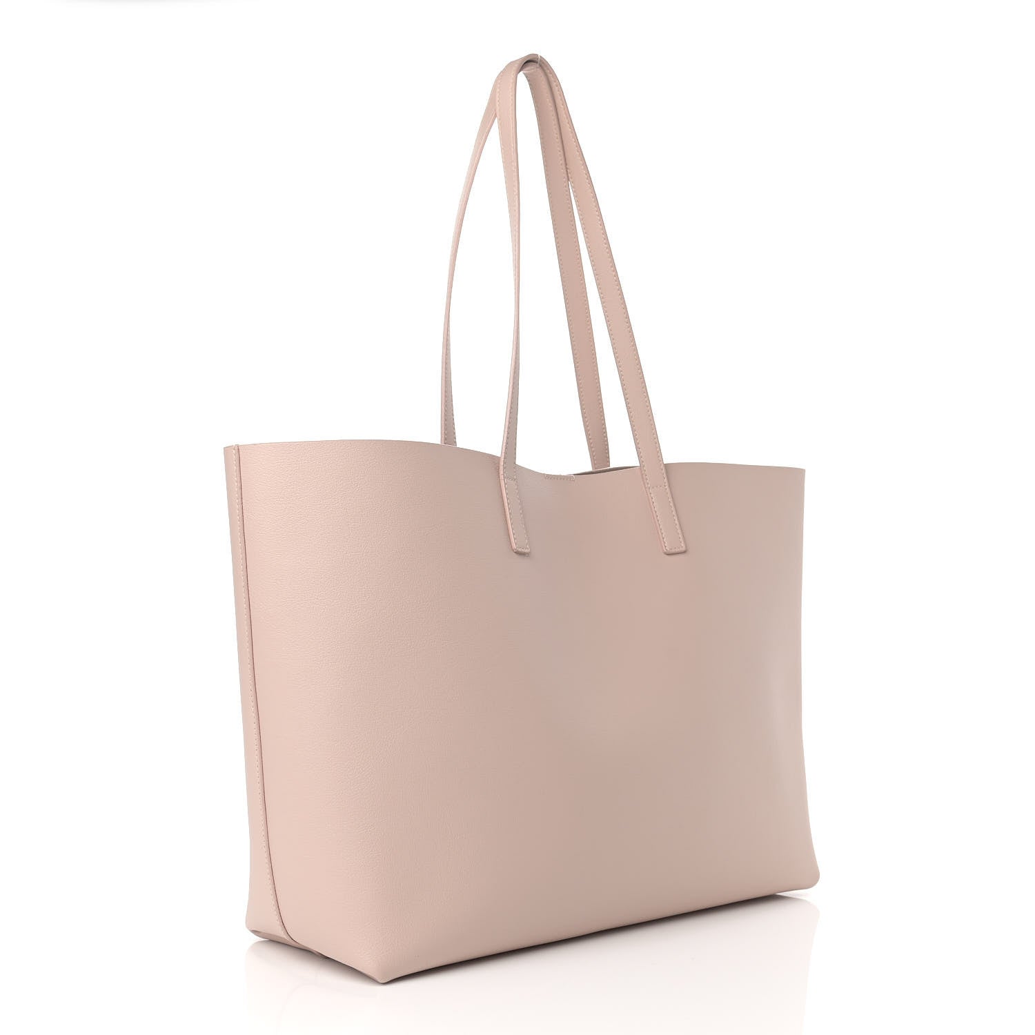 Saint Laurent Calfskin Large Shopping Tote Pale Blush 4 of 18