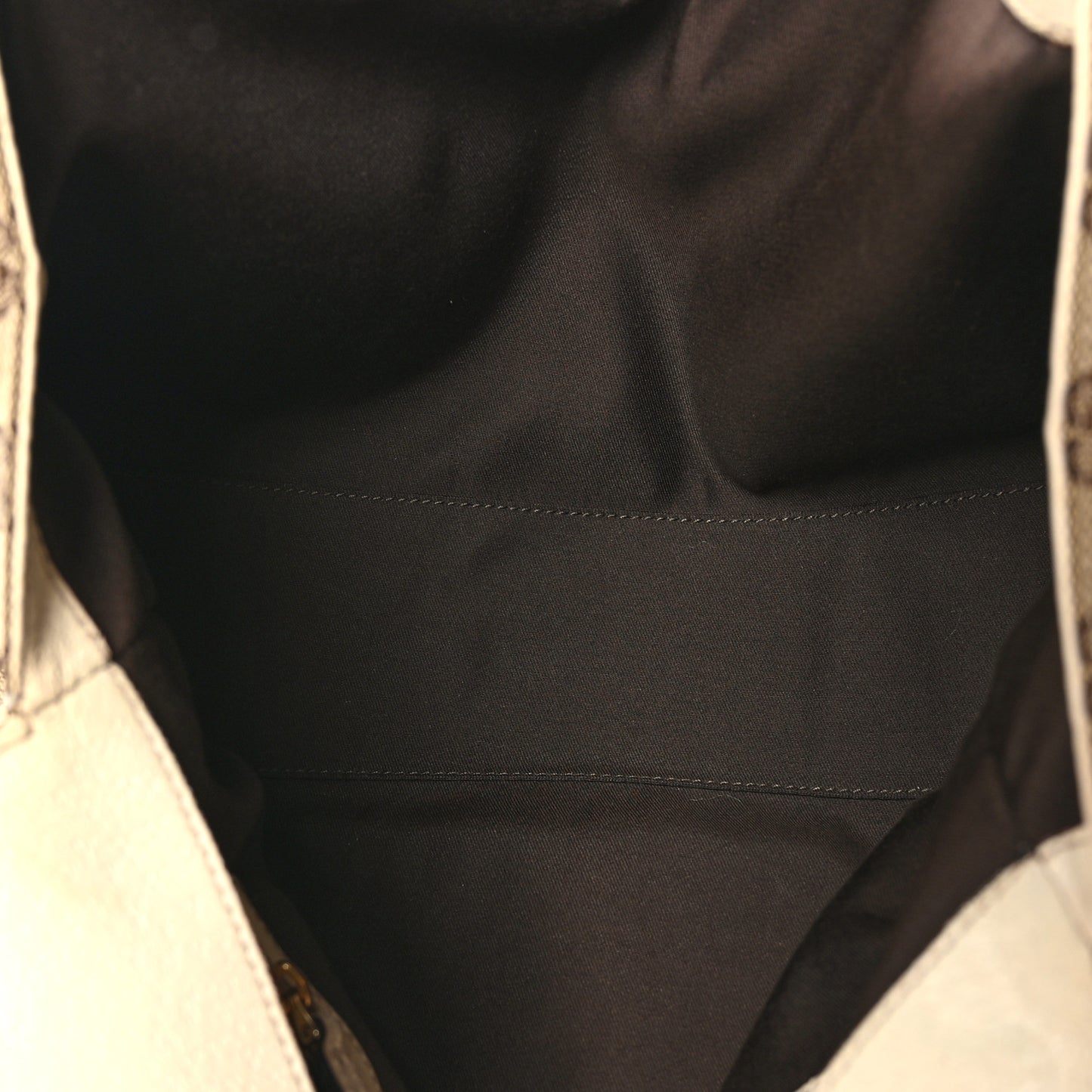 Monogram Medium Charmy Shoulder Bag Off White