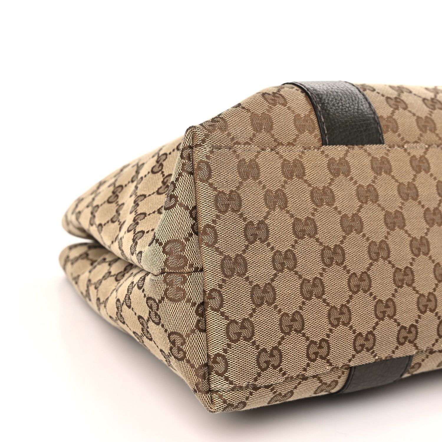 Gucci Monogram Bamboo Bar Medium Tote Olive 8 of 9