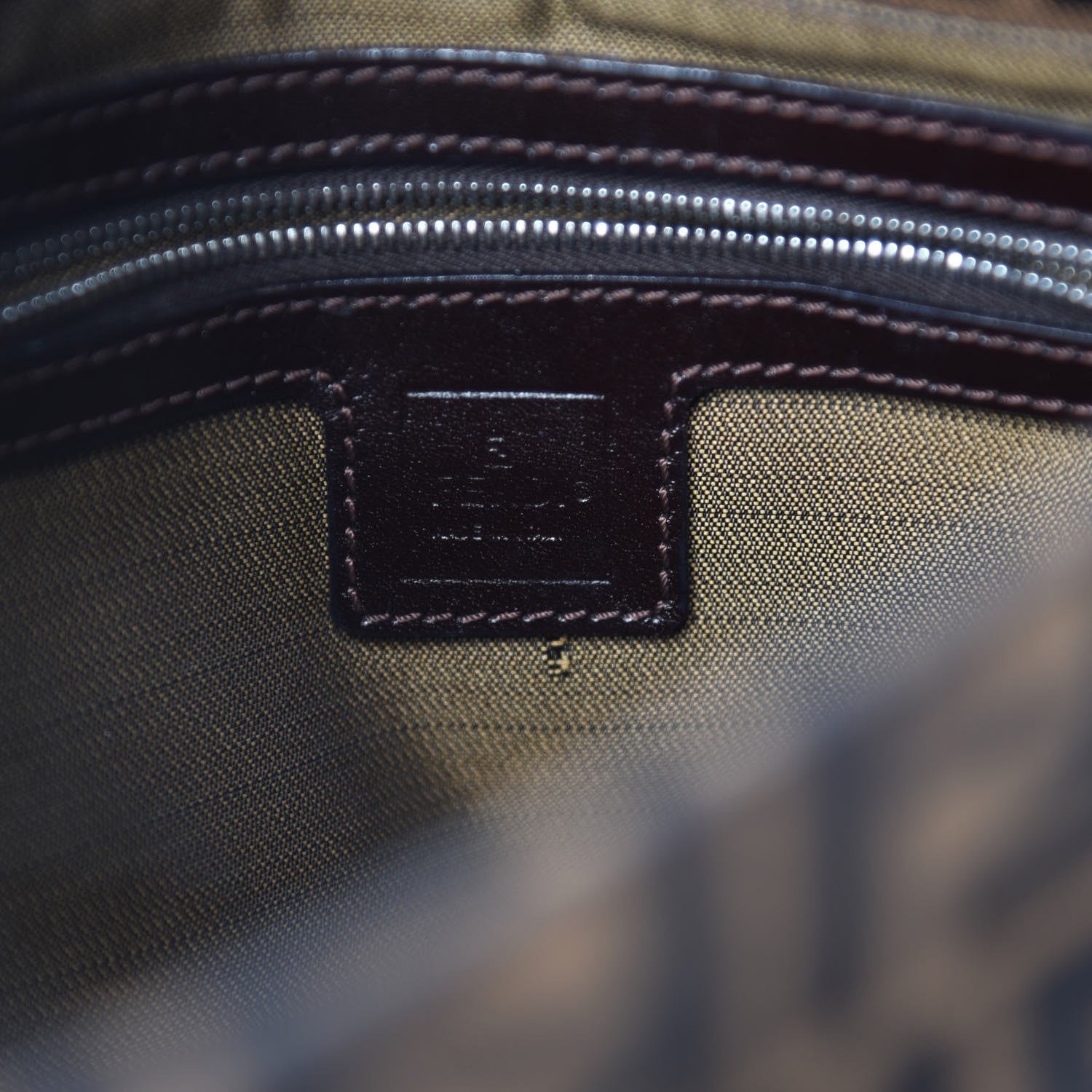 Fendi Zucca Mama Baguette Tobacco 8 of 9