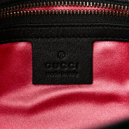 Gucci Velvet Matelasse Small GG Marmont Shoulder Bag Black 6 of 11