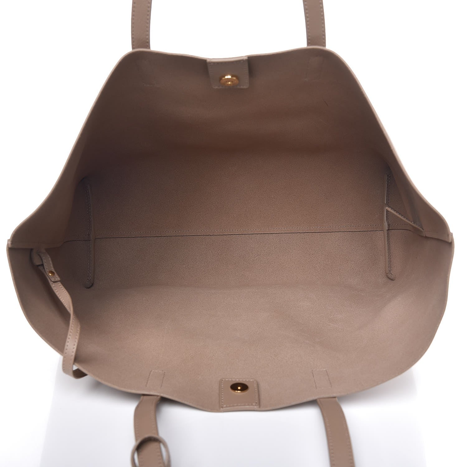 Saint Laurent Calfskin Large Shopping Tote Light Taupe 6 of 9