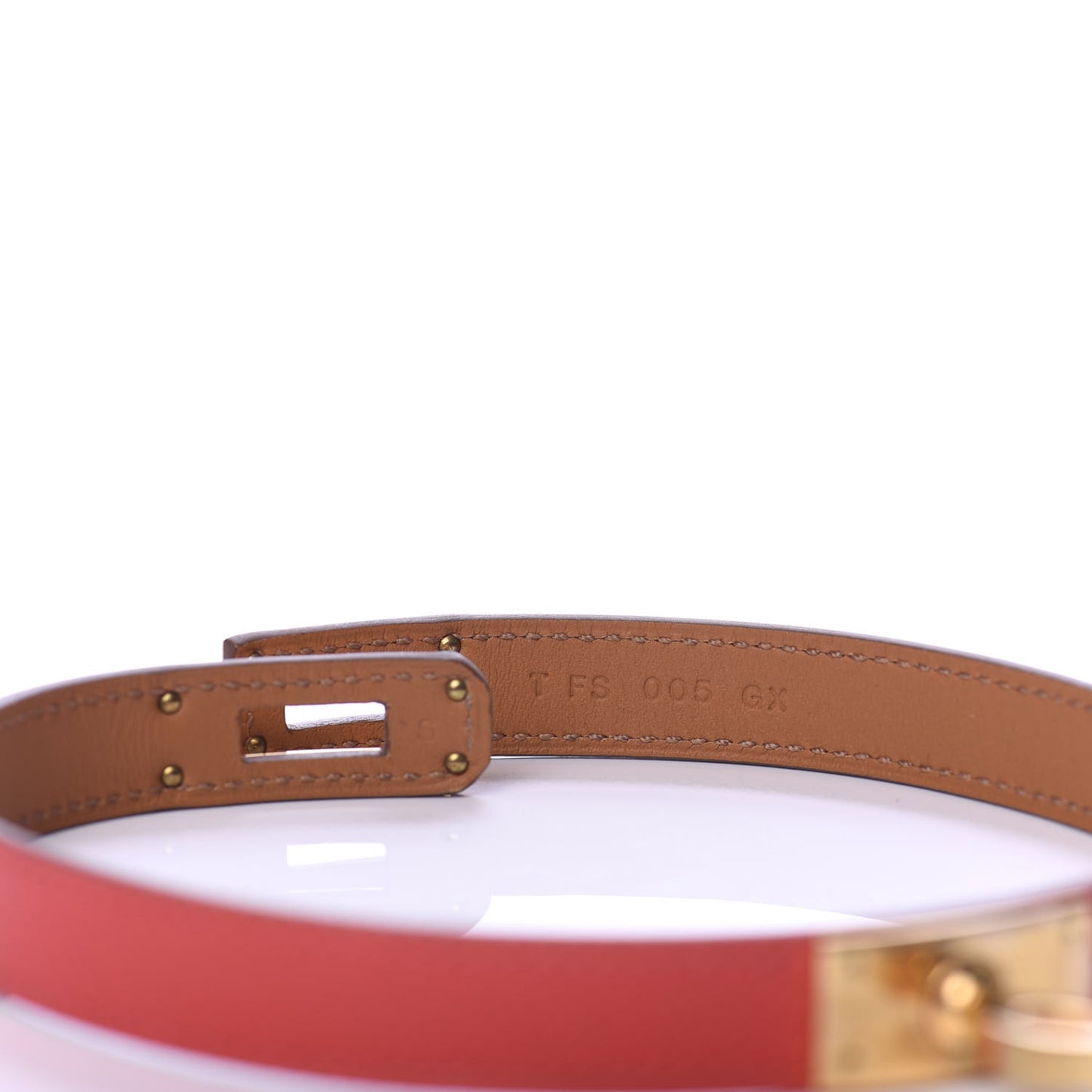 Epsom Kelly Double Tour Bracelet S Rose Jaipur