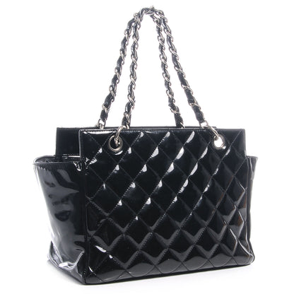 Chanel Patent Petit Timeless Shopping Tote PTT Black 3 of 7