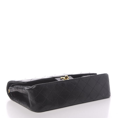 Chanel Lambskin Quilted Medium Double Flap Black 4 of 19