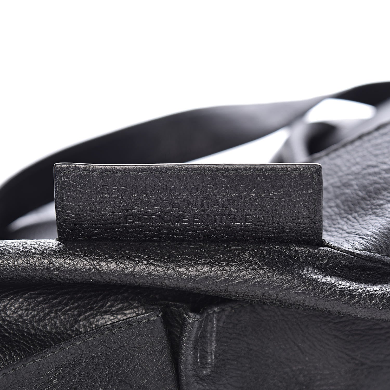 Balenciaga Veau Papier Classic Hardware Drop Bucket Bag Black 7 of 11