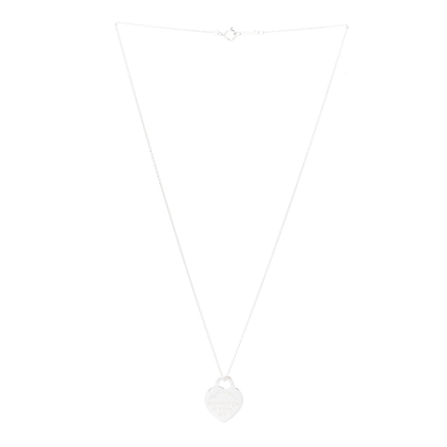 Sterling Silver Small Return to Tiffany Heart Pendant Necklace