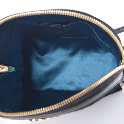 Gucci Suede Patent Web GG Small Ophidia Dome Shoulder Bag Black 5 of 7