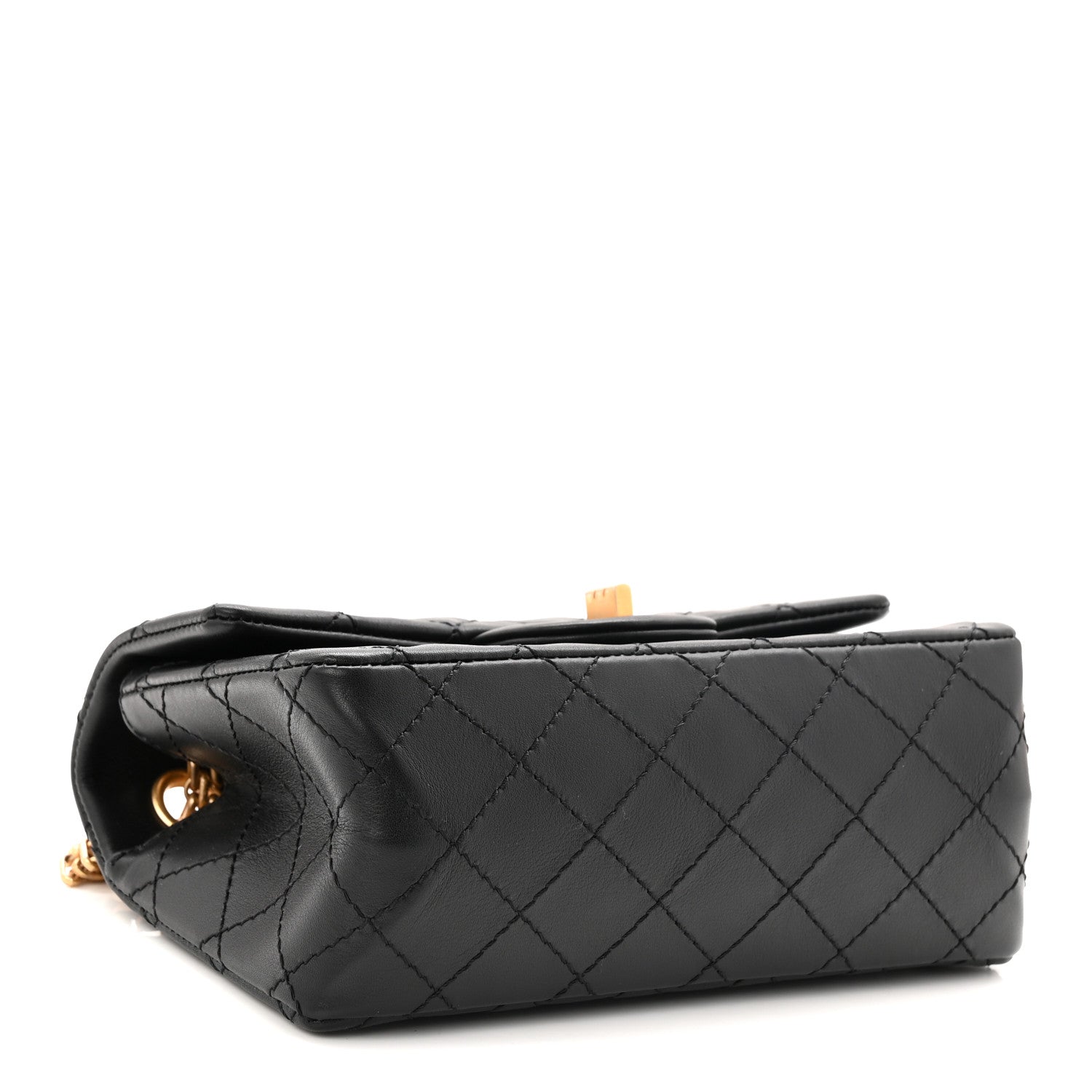 Chanel Calfskin Quilted 2.55 Reissue Mini Flap Black 4 of 11