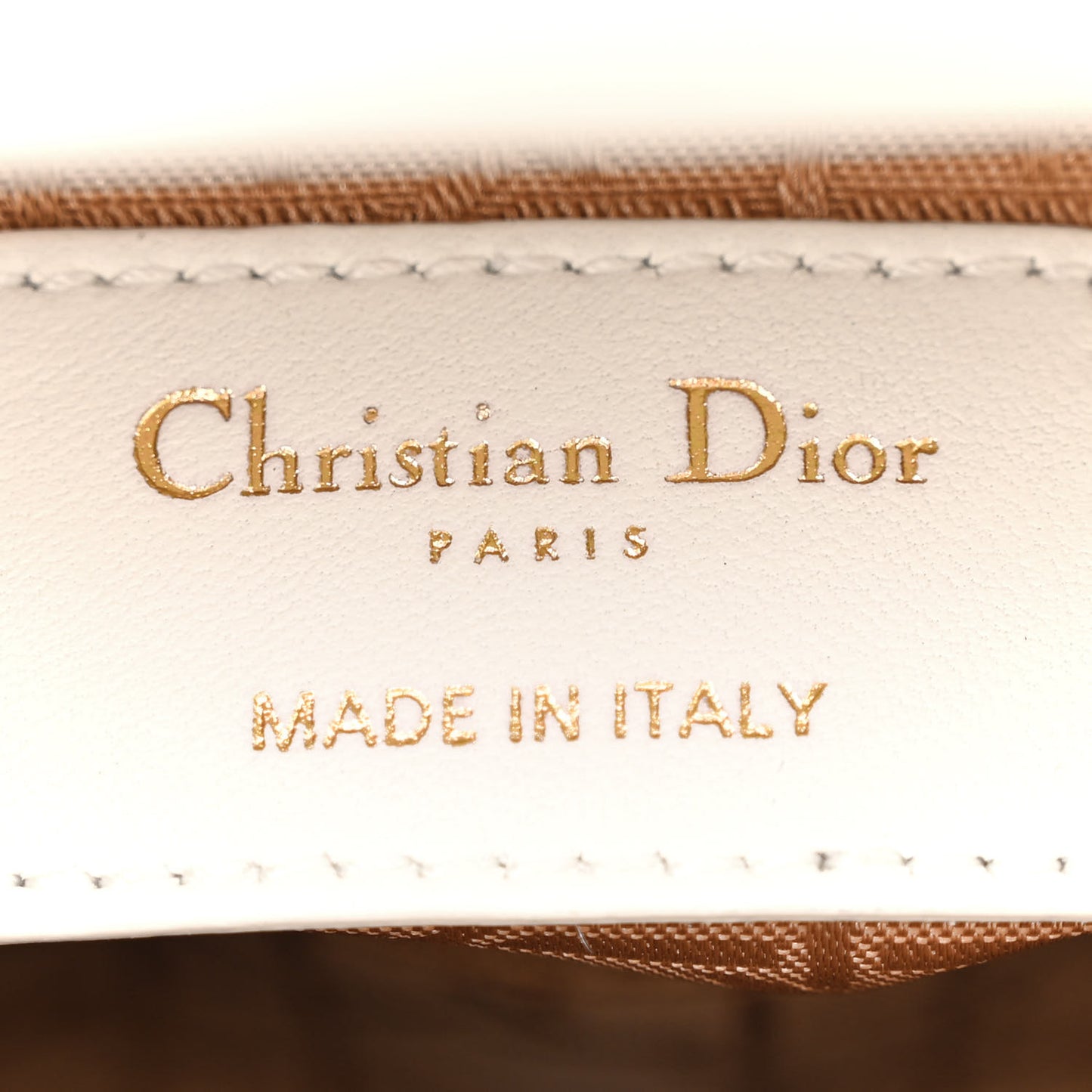 Lambskin Cannage Mini Lady Dior White