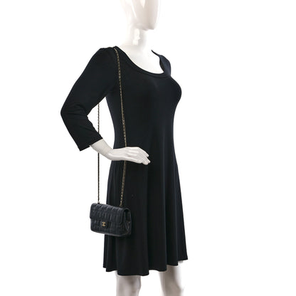 Chanel Lambskin Quilted Mini Chocolate Bar Flap Black 2 of 9