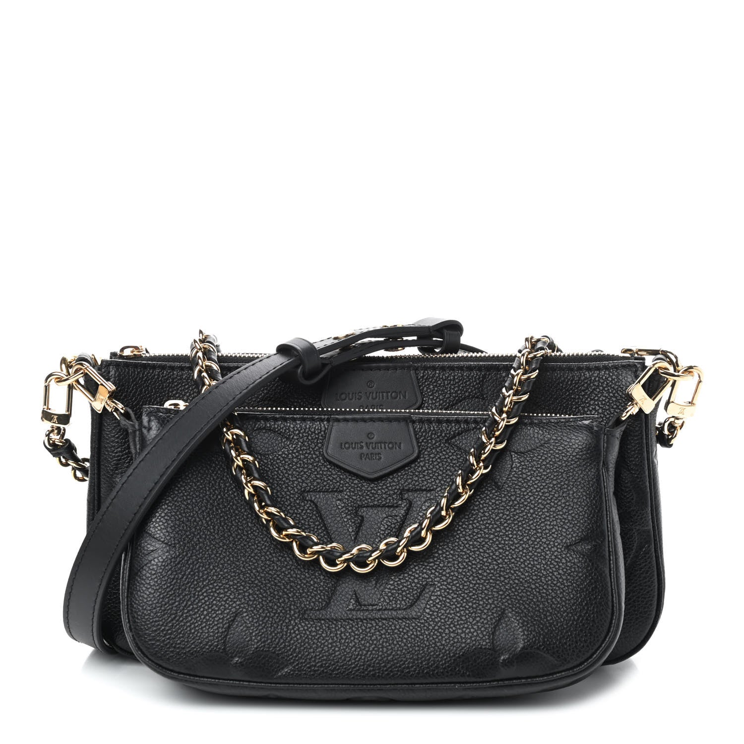 Louis Vuitton Empreinte Monogram Giant Multi Pochette Accessories Black 1 of 9
