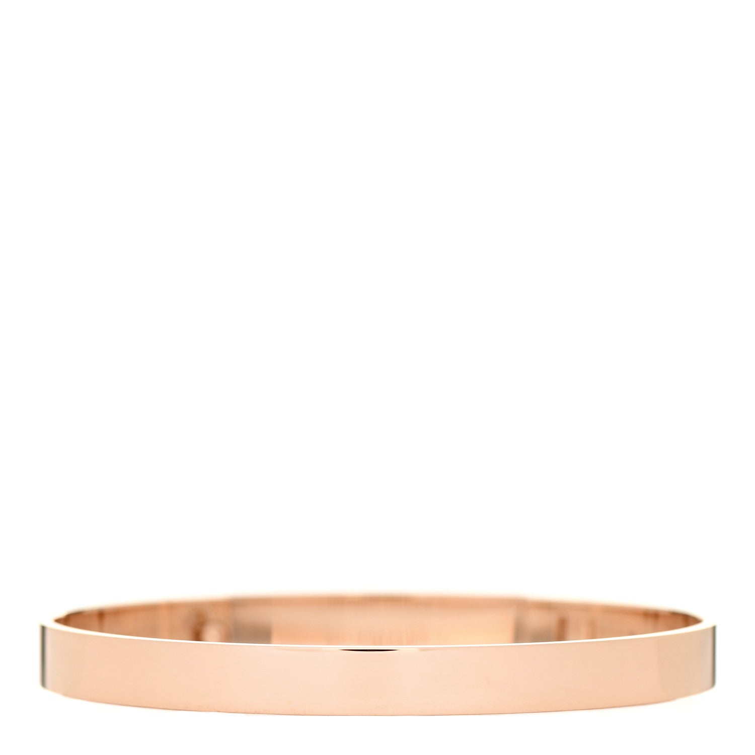 Hermes 18K Rose Gold Diamond PM Collier De Chien Pave Bracelet ST 2 of 4