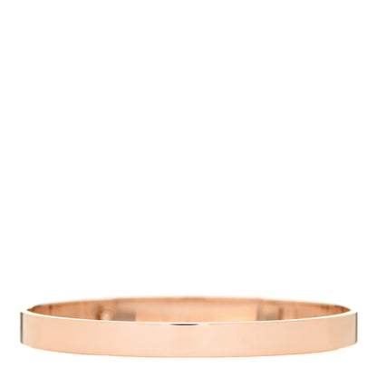 Hermes 18K Rose Gold Diamond PM Collier De Chien Pave Bracelet ST 2 of 4