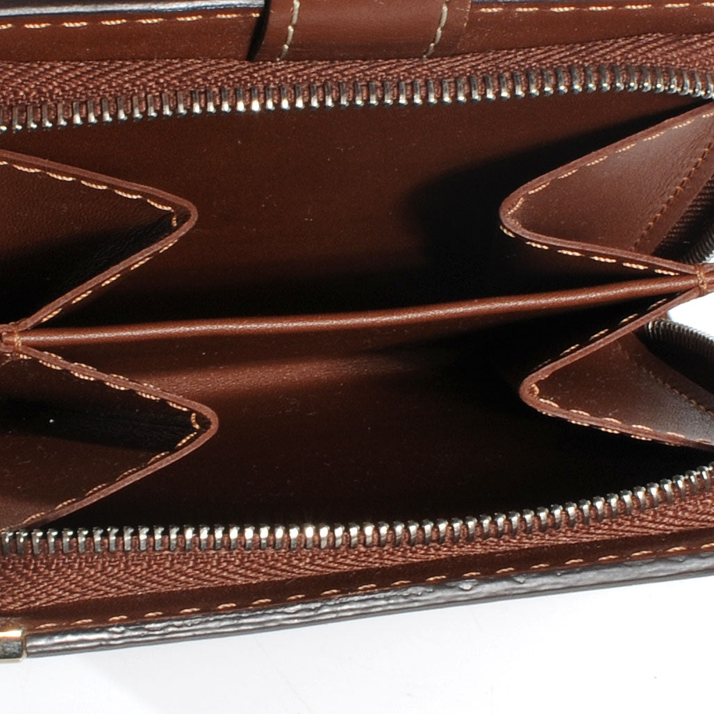 Suhali Compact Zipped Wallet Sienne