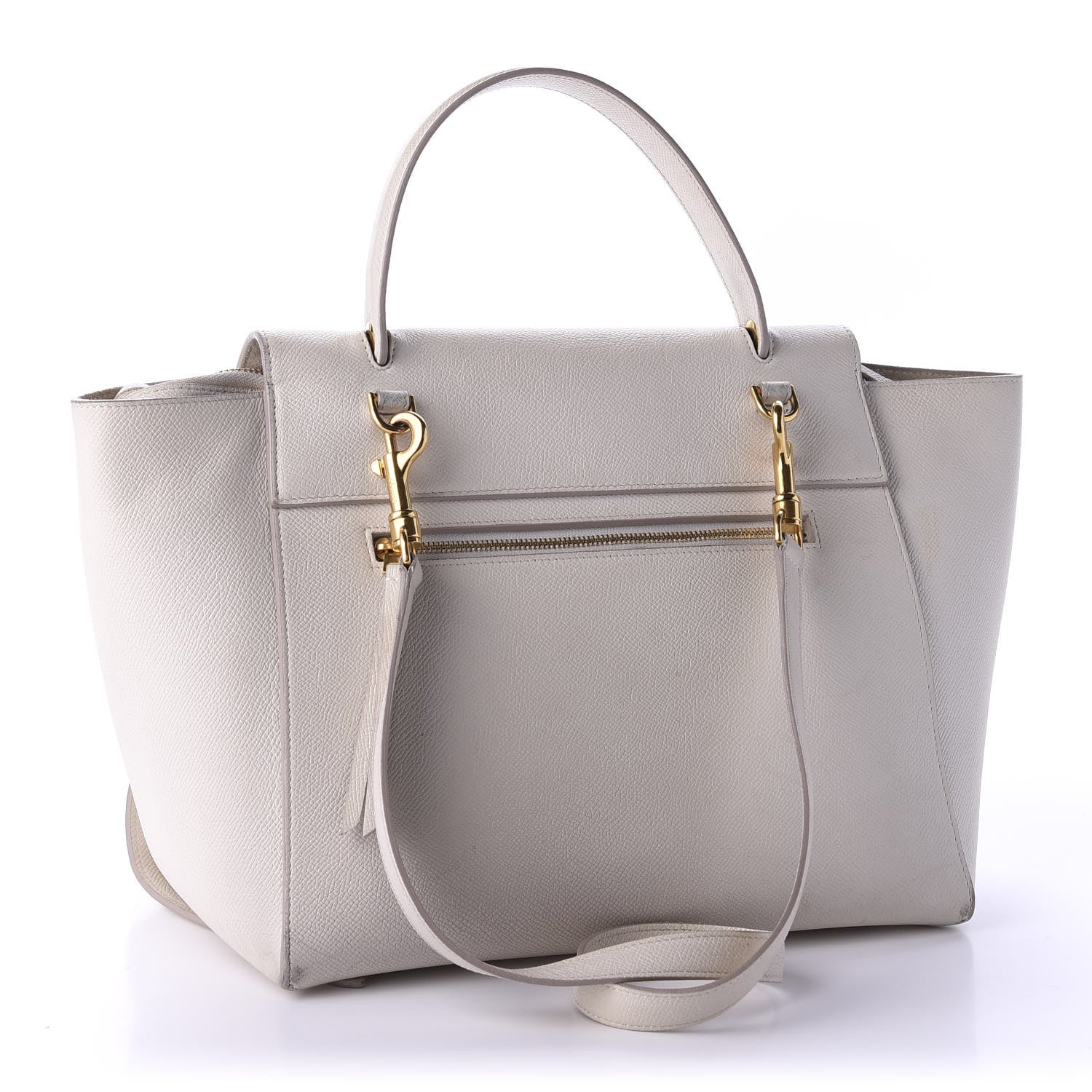 Celine Grained Calfskin Mini Belt Bag White 4 of 14