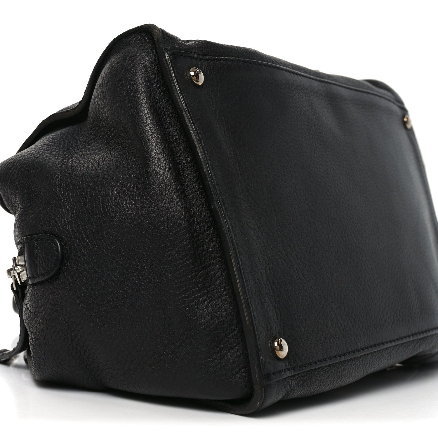 Chanel Calfskin Bolt Bowler Black 9 of 10