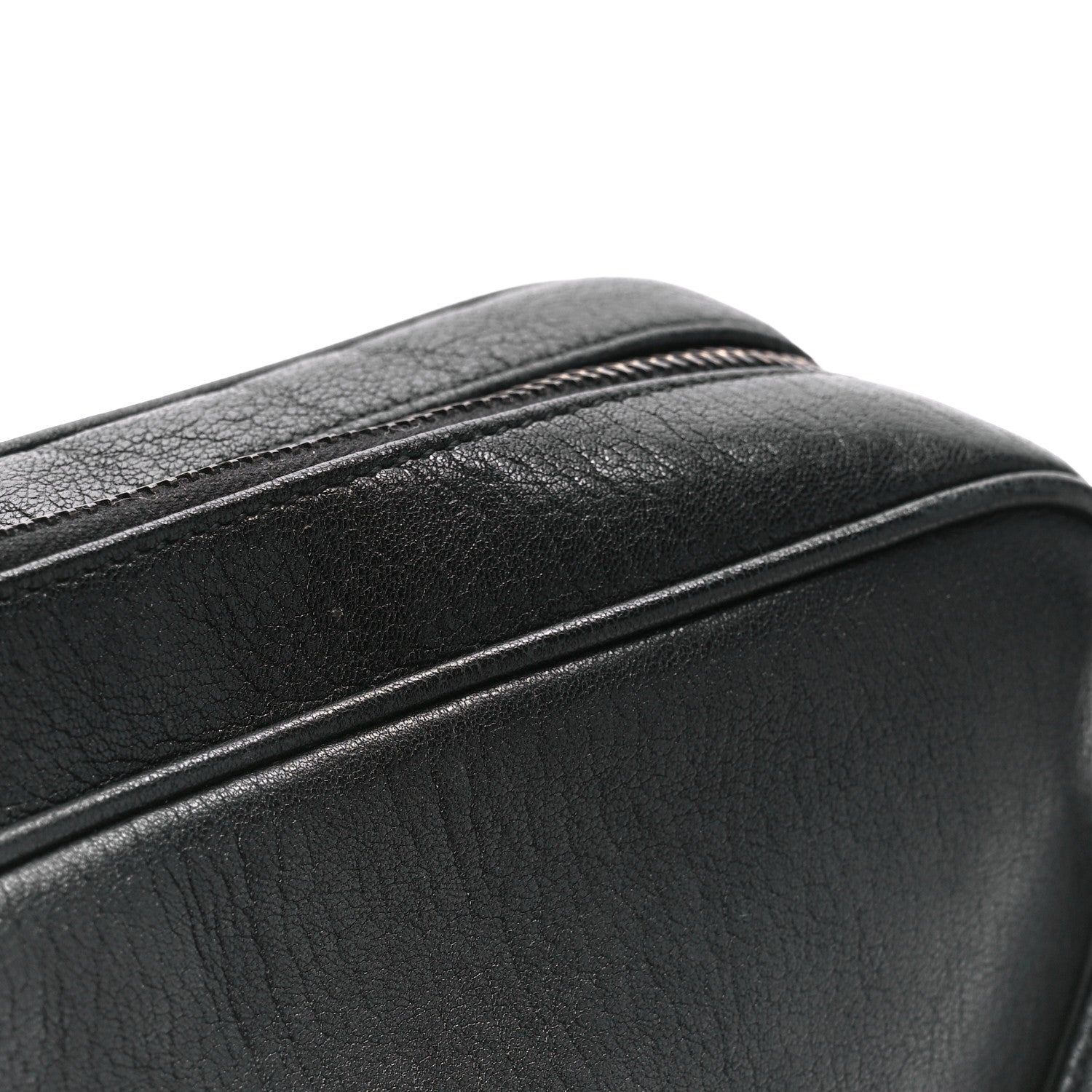 Saint Laurent Lambskin Monogram Lou Camera Bag Black 11 of 12