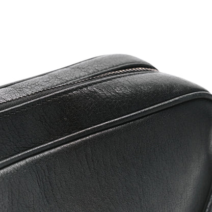 Saint Laurent Lambskin Monogram Lou Camera Bag Black 11 of 12