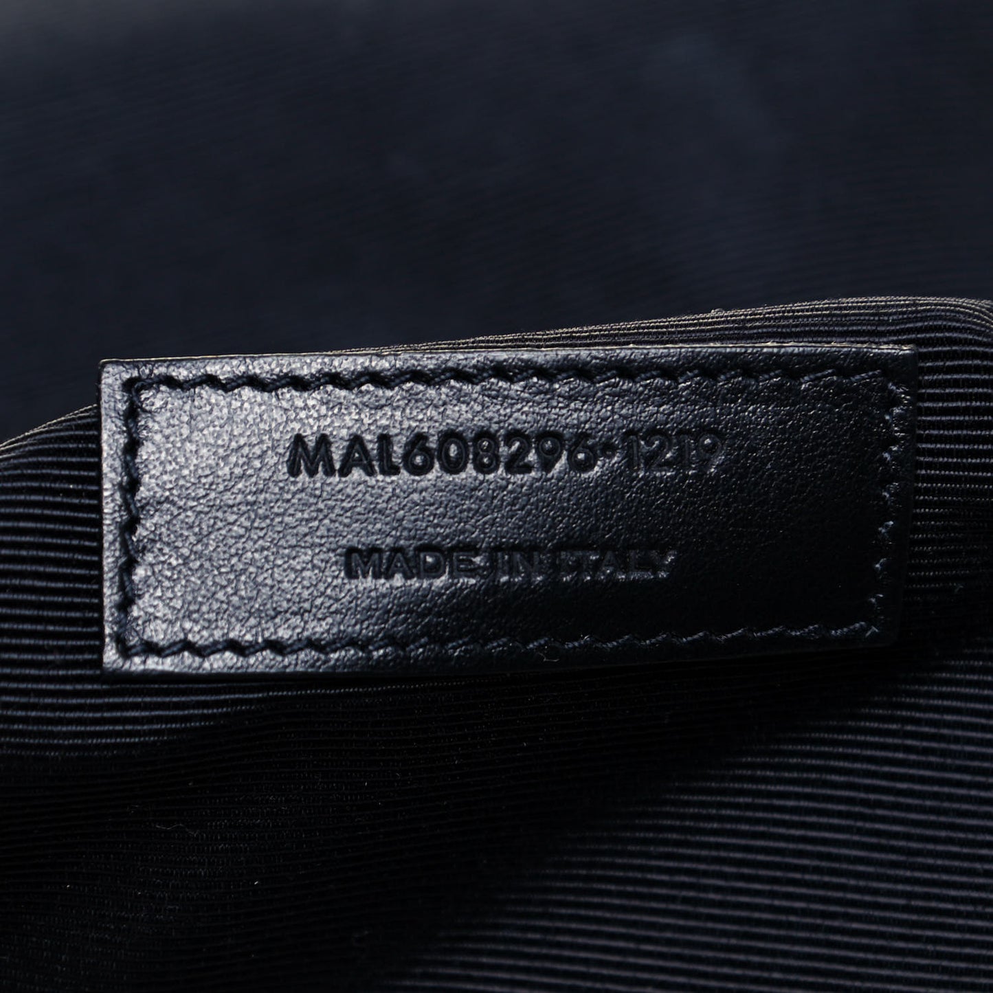 Canvas Calfskin Sid Backpack Black