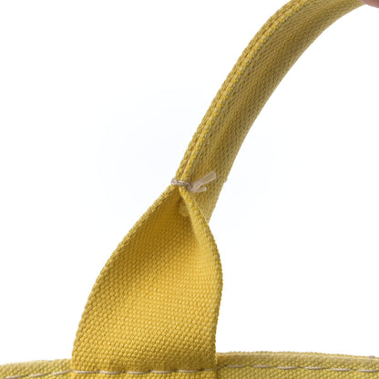 Prada Canvas Canapa Small Logo Tote Yellow 18 of 19